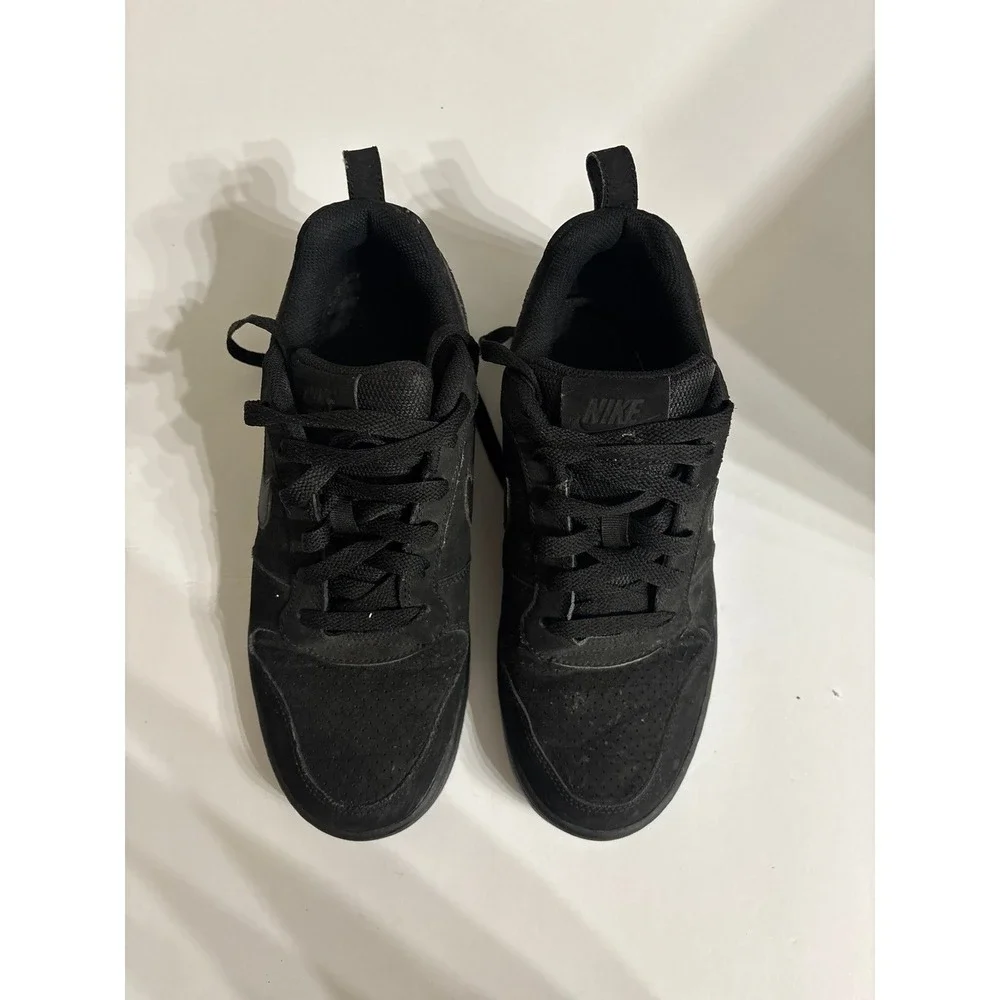 Nike Court Borough Low (size 8) Tripple Black Color Way (2016)
